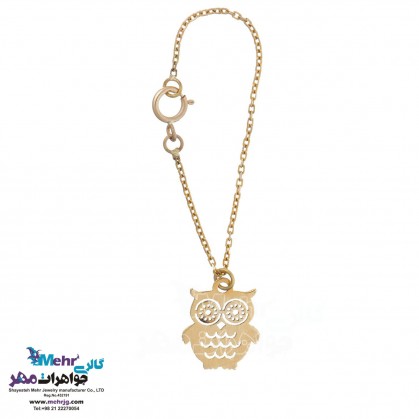 Gold Watch Pendant - Owl Design-MW0102